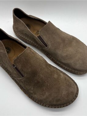 Birkenstock Callan Taupe Suede Medium / Narrow Width Size 39 EU Women 8 Men 6